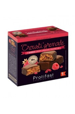 Barres crousti grenade Protifast 