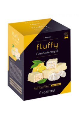 Barre Fluffy crémeuse et croustillante arôme citron meringué Protifast 