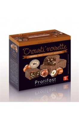 Barres crousti noisette Protifast 