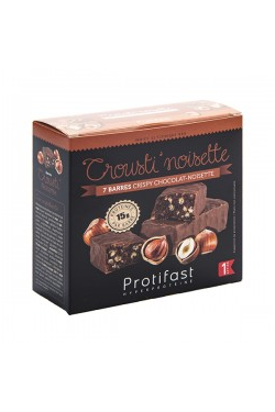 Barres crousti noisette Protifast 