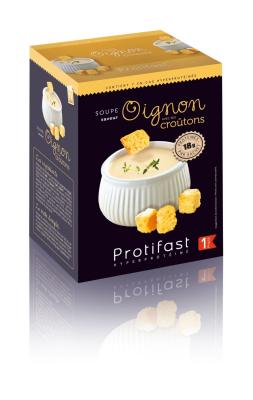 Soupe saveur Oignon avec ses croûtons 